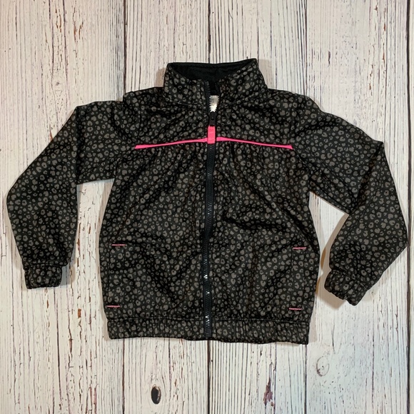 Carter's Other - Girls Black and Grey Animal Print Active Jacket